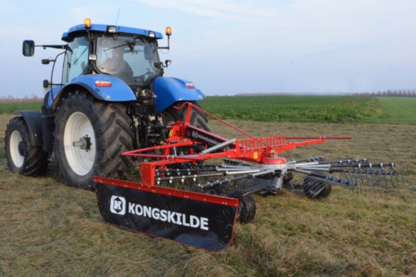 Kongskilde | R+ 1 rotor  Lift Suspended Rotary Rakes with 1 Rotor | Model R+ 420 for sale at Coastal Tractor, California