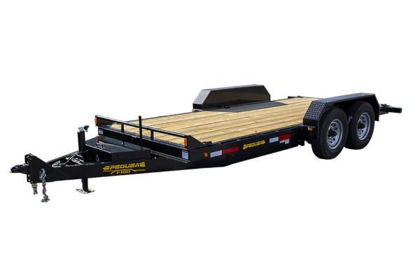 Pequea | Tilt Deck Trailers | Model T-100 Hydraulic Tilt Trailer for sale at Coastal Tractor, California