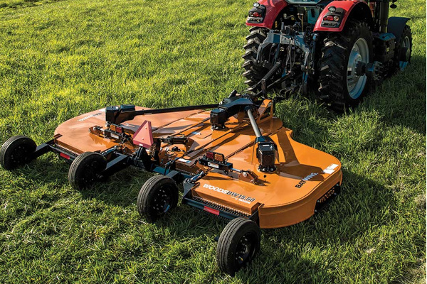 Batwing mower for online compact tractor